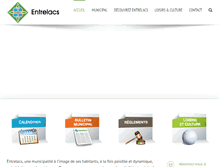 Tablet Screenshot of entrelacs.com